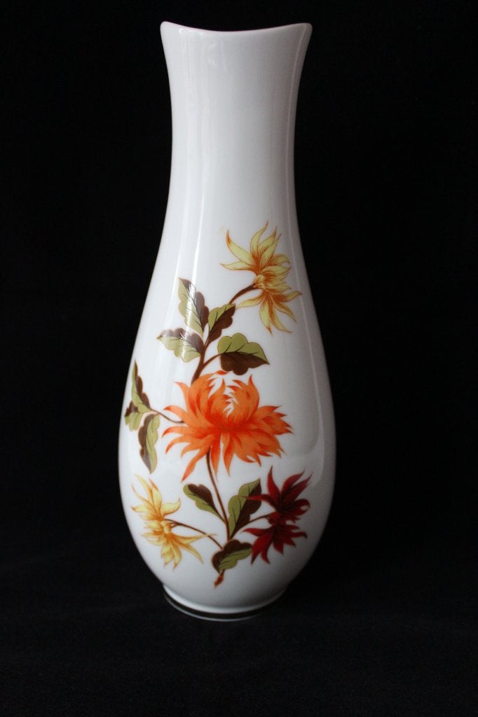 Vintage Hollohaza Hungary porseleinen vaas, Antiek en Kunst, Ophalen of Verzenden