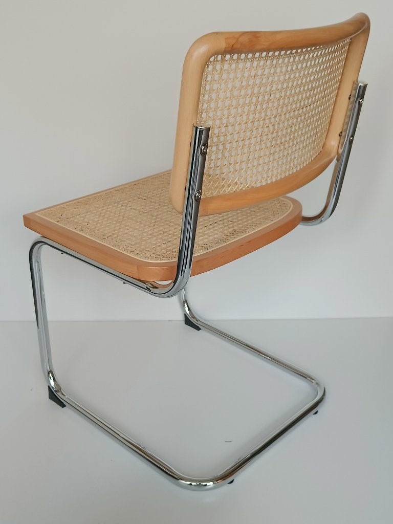 12x Classic Cesca Breuer eetkamer stoel hout rotan webbing, Nieuw, Ophalen of Verzenden, Vintage Japandi Bauhaus Design, Vijf, Zes of meer stoelen