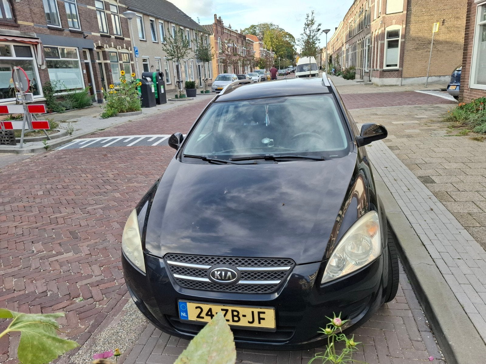 Kia (Pro) Cee d 1.4 Sporty Wagon 2008 Zwart, Voorwielaandrijving, Stof, 4 cilinders, 1396 cc