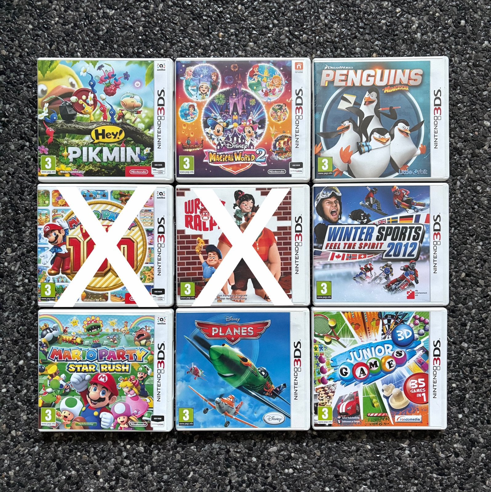 7 x Nintendo 2DS/3DS spelletjes, 3 spelers of meer, Ophalen of Verzenden, Zo goed als nieuw, Vanaf 3 jaar
