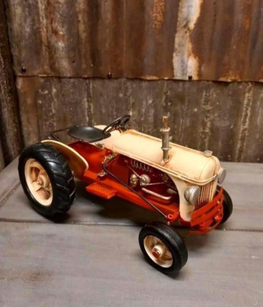 Blikken oldtimer tractor - vintage trekker, Ophalen of Verzenden, Me, Cr, E