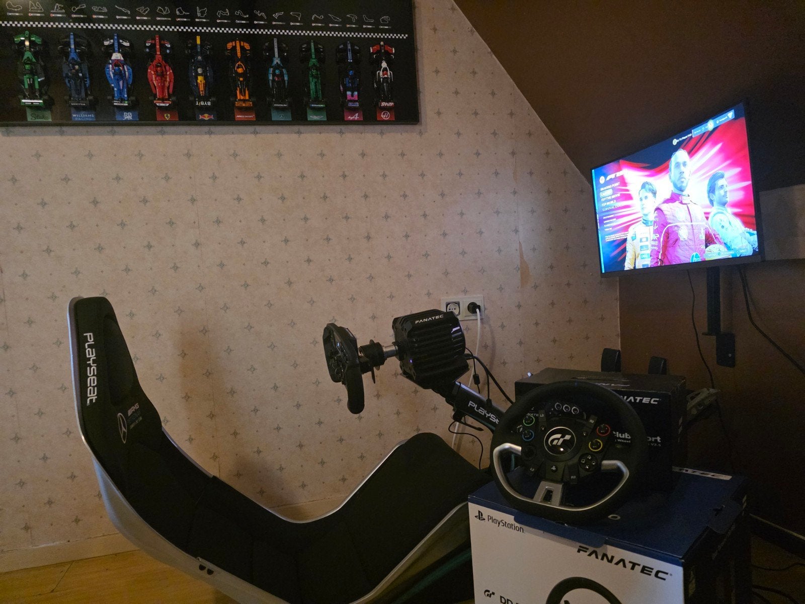 Complete F1 Sim Racing Set – Mercedes AMG Editie, Spelcomputers en Games, Virtual Reality, Ophalen, Zo goed als nieuw