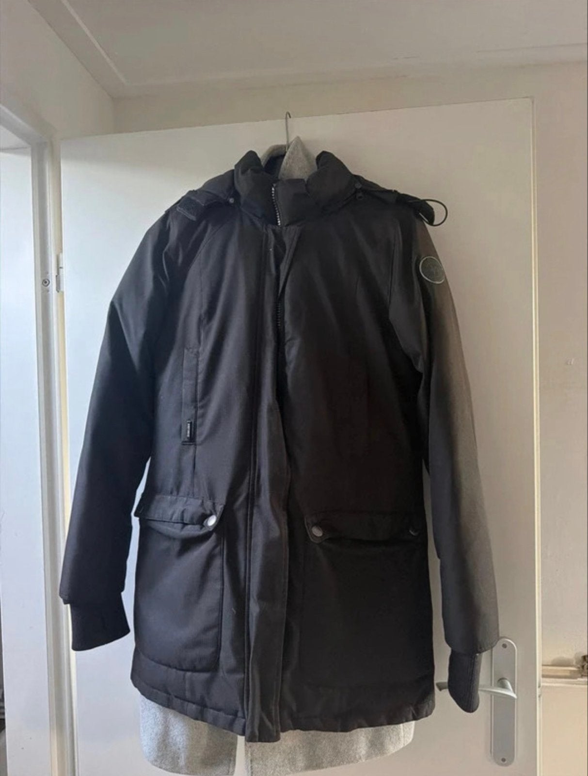 Airforce winterjas, maat M, zo goed als nieuw, Ophalen of Verzenden, Zo goed als nieuw, Maat 38/40 (M), Zwart
