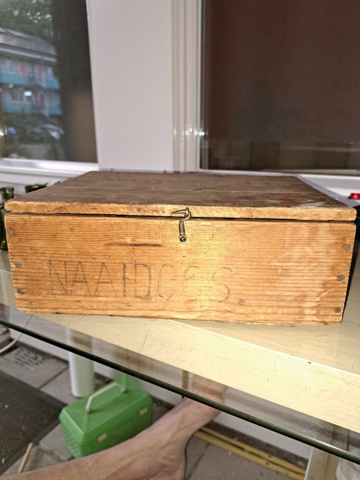 Vintage houten kistje WF Amsterdam Holland Specialiteiten, Ophalen of Verzenden