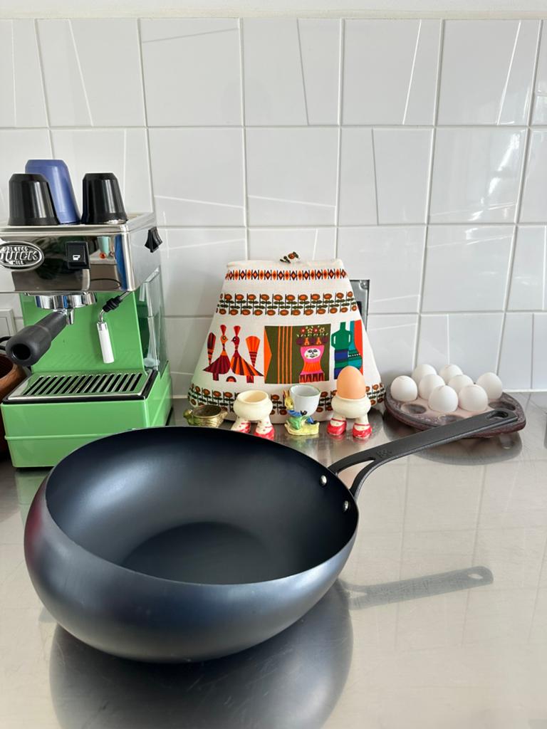 BK Black Steel Wokarang 30 cm., Gietijzer, Nieuw, Ophalen of Verzenden, X