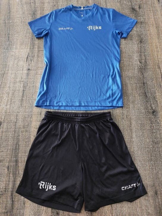 Sportkledingset , gymkleding maat 164  RSG 't Rijks Bergen o, Ophalen of Verzenden, Gebruikt