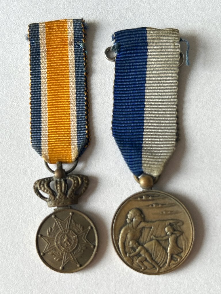 Miniatuur Oranje-Nassau & Luchtbescherming 1940-1945, Verzenden, Luchtmacht, Nederland, Embleem of Badge