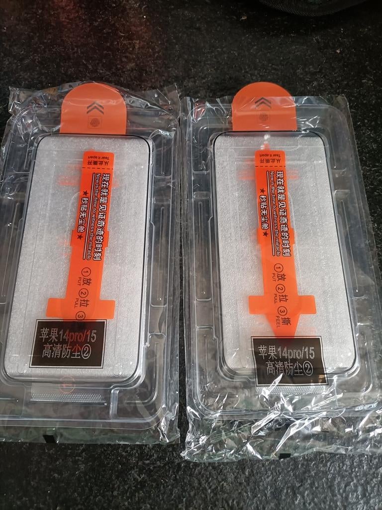 Screenprotector iPhone 14pro/15, Ophalen, Nieuw