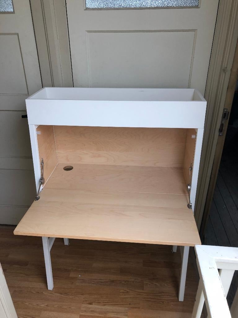 IKEA [PS 2014, 21519] inklap bureau / secretaire, Ophalen, Zo goed als nieuw