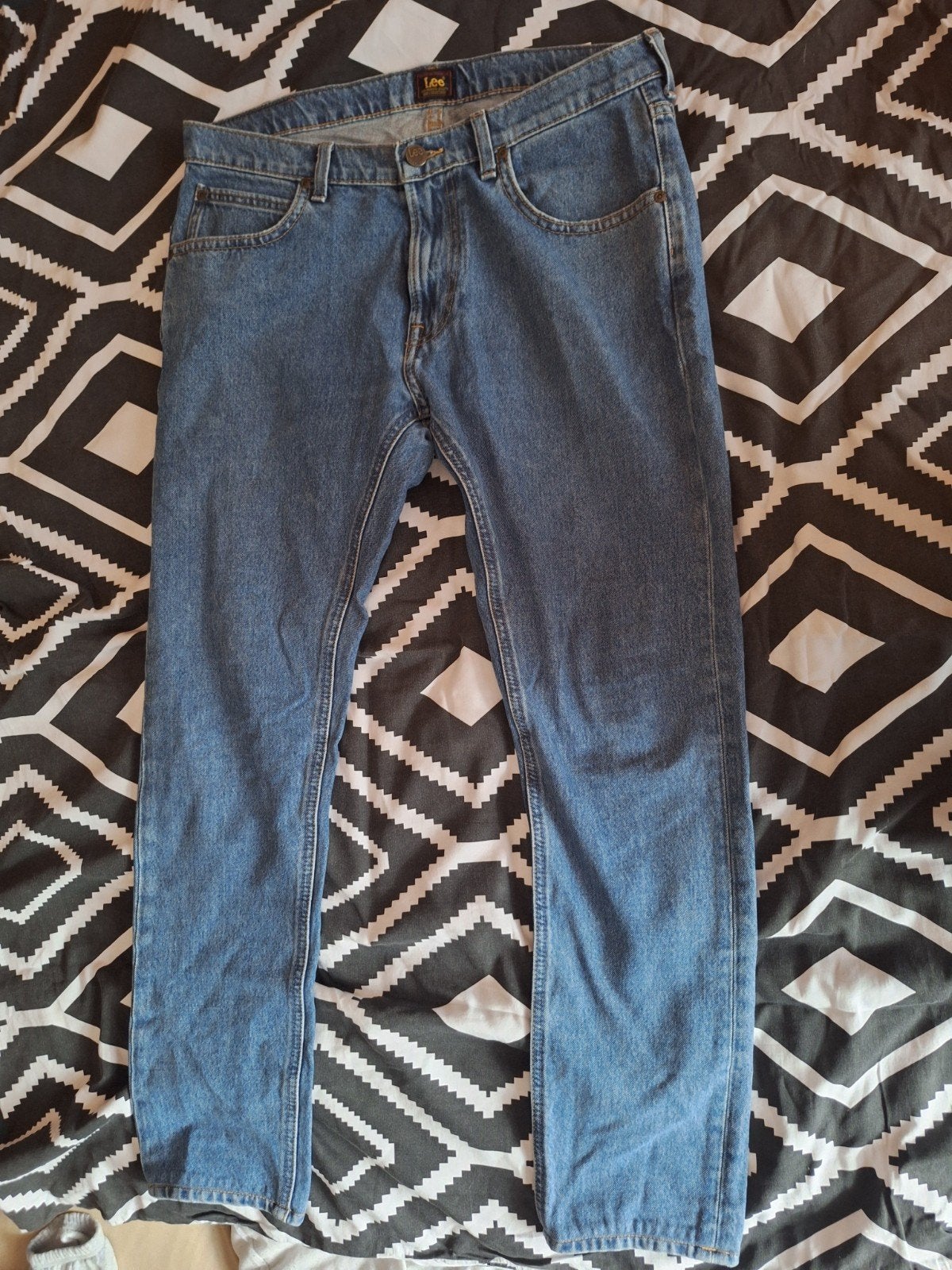 Lee Luke Jeans W33 L34 - Zo goed als nieuw, nooit gedragen, Blauw, Ophalen of Verzenden, Zo goed als nieuw, W33 - W34 (confectie 48/50)