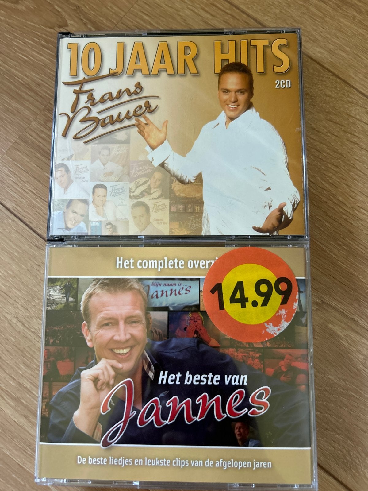 Frans Bauer - 10 Jaar Hits (2CD) & Jannes - Het Beste Van, Gebruikt, Verzamelalbum, Inclusief doosje, Schlager