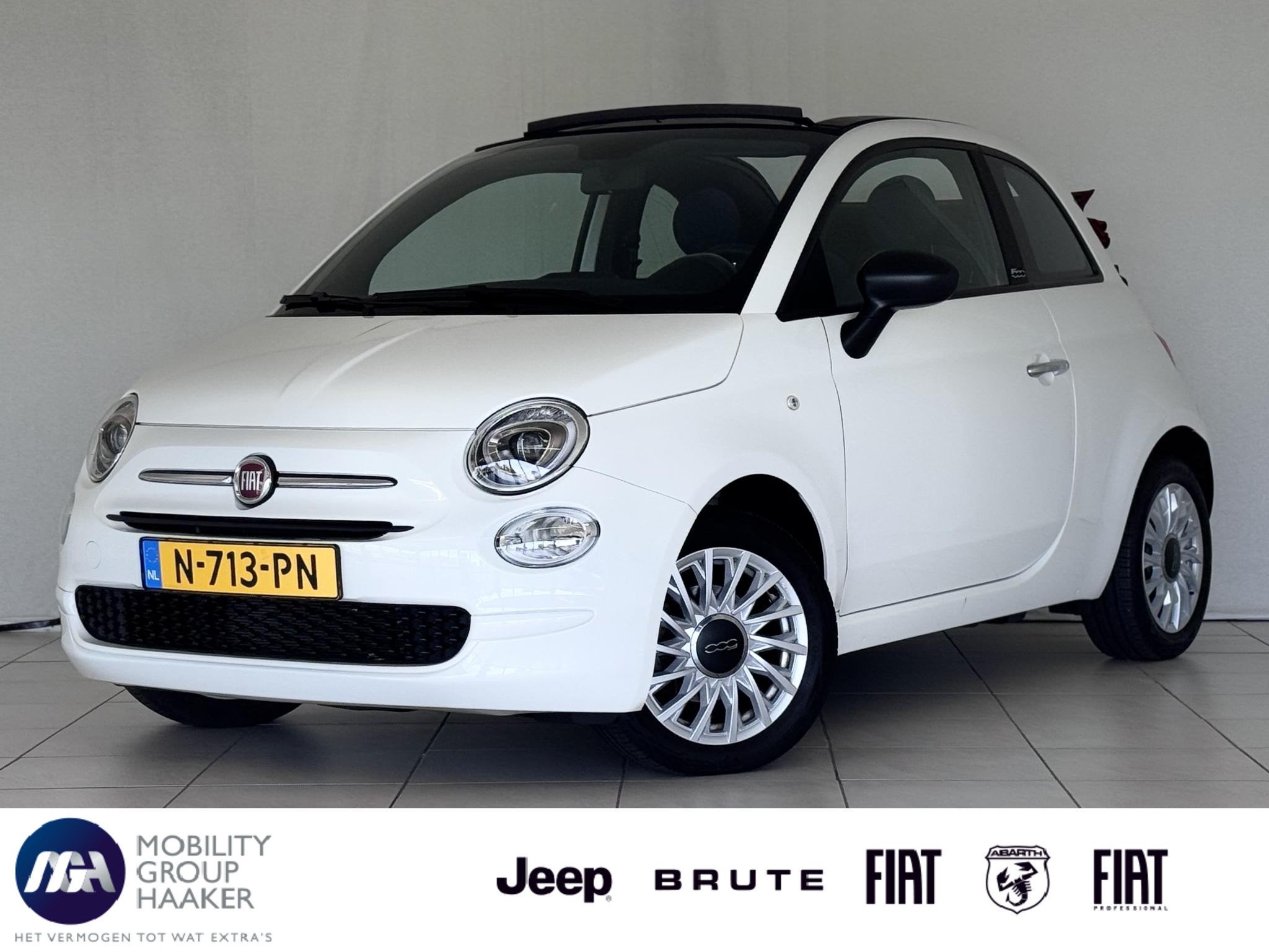 Fiat 500 C 1.0 Hybrid Cult | Apple-Android | Cruise-control, Voorwielaandrijving, Stof, Euro 6, Cabriolet