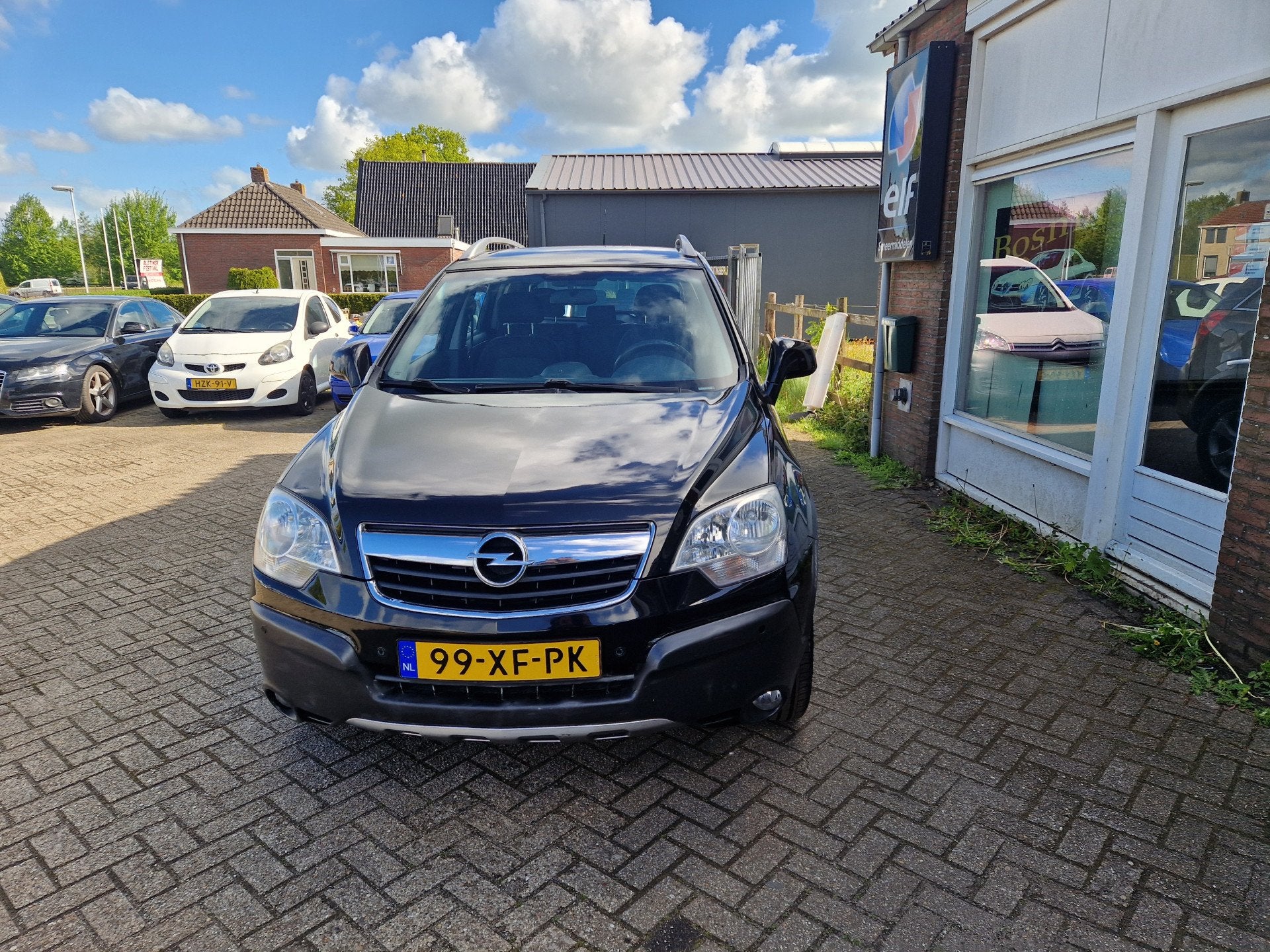 Opel Antara 2.4-16V "Enjoy" 4X4 - Cruise - Airco - Trekhaak, Stof, Gebruikt, 4 cilinders, Zwart