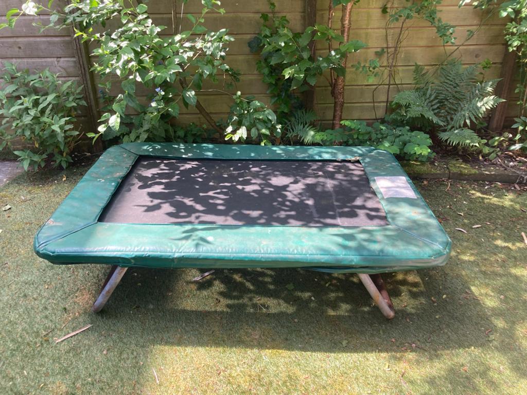 Gebruikte inground trampoline - klein model, Ophalen, Gebruikt