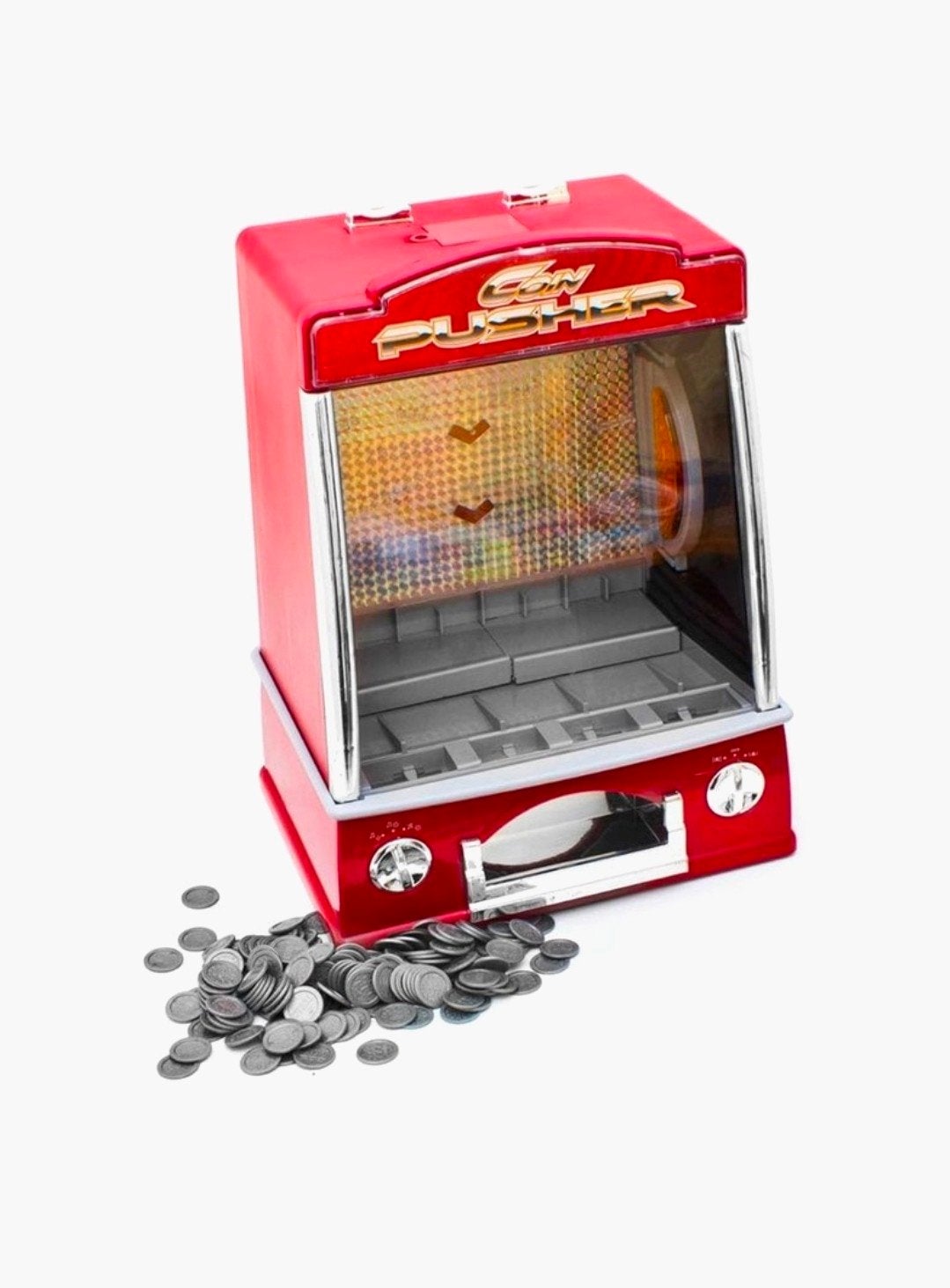 Coin pusher, Ophalen, Gebruikt