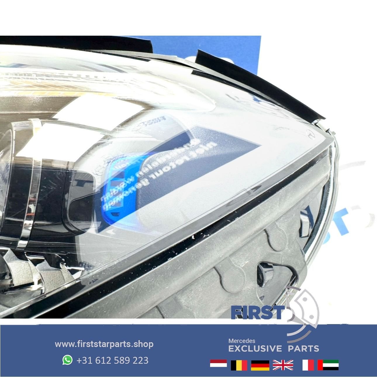 W206 S206 C klasse LED DIGITAL LIGHT KOPLAMP LINKS C63 C63s, Gebruikt, -, Verzenden, -