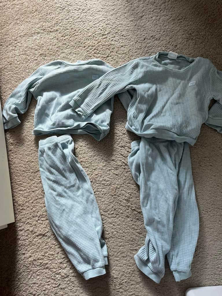 Feetje pyjama mintgroen maat 92 2x, Ophalen, Zo goed als nieuw, Groen