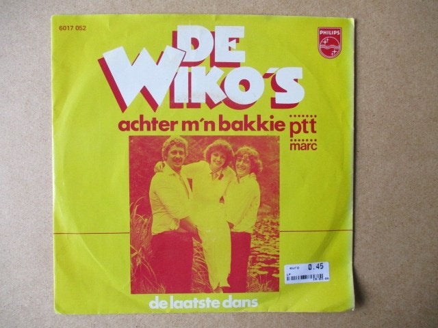 s5577 de wiko's - achter m'n bakkie, Ophalen, Gebruikt, 7 inch, Overige genres