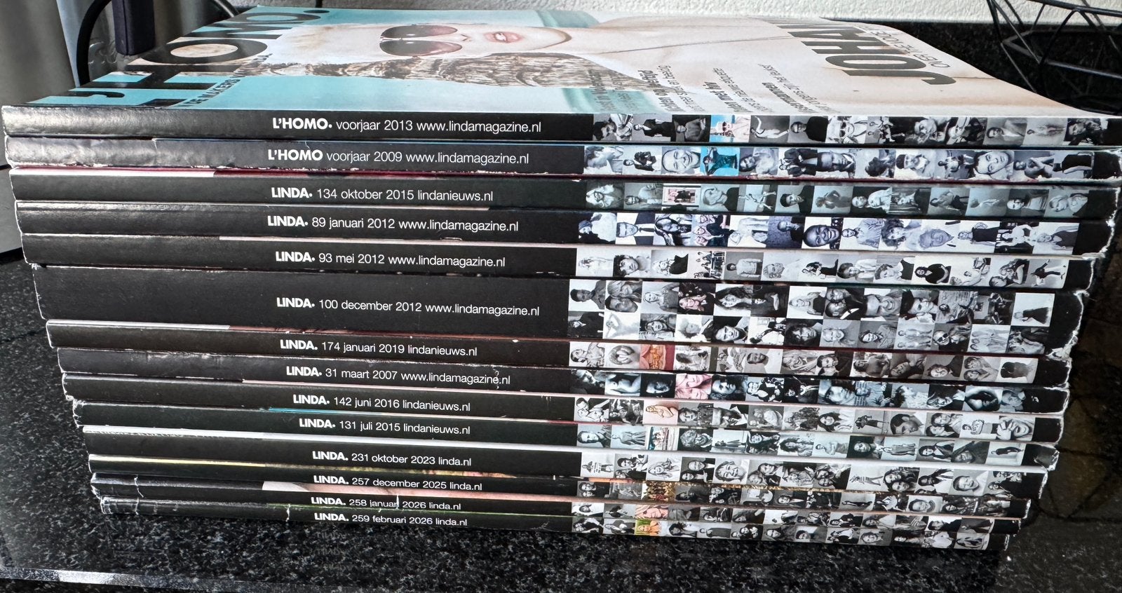 Oude Linda’s en 2x L’Homo, Boeken, Ophalen, Zo goed als nieuw, Damesbladen