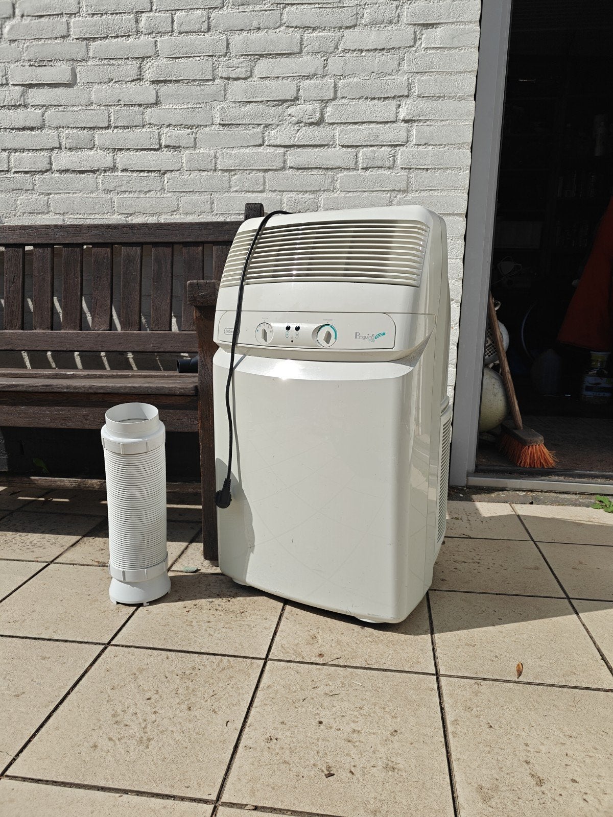 Delonghi Pinguino PAC F120 ECO Mobiele Airco, Ophalen, Gebruikt, Minder dan 60 m³, 3 snelheden of meer