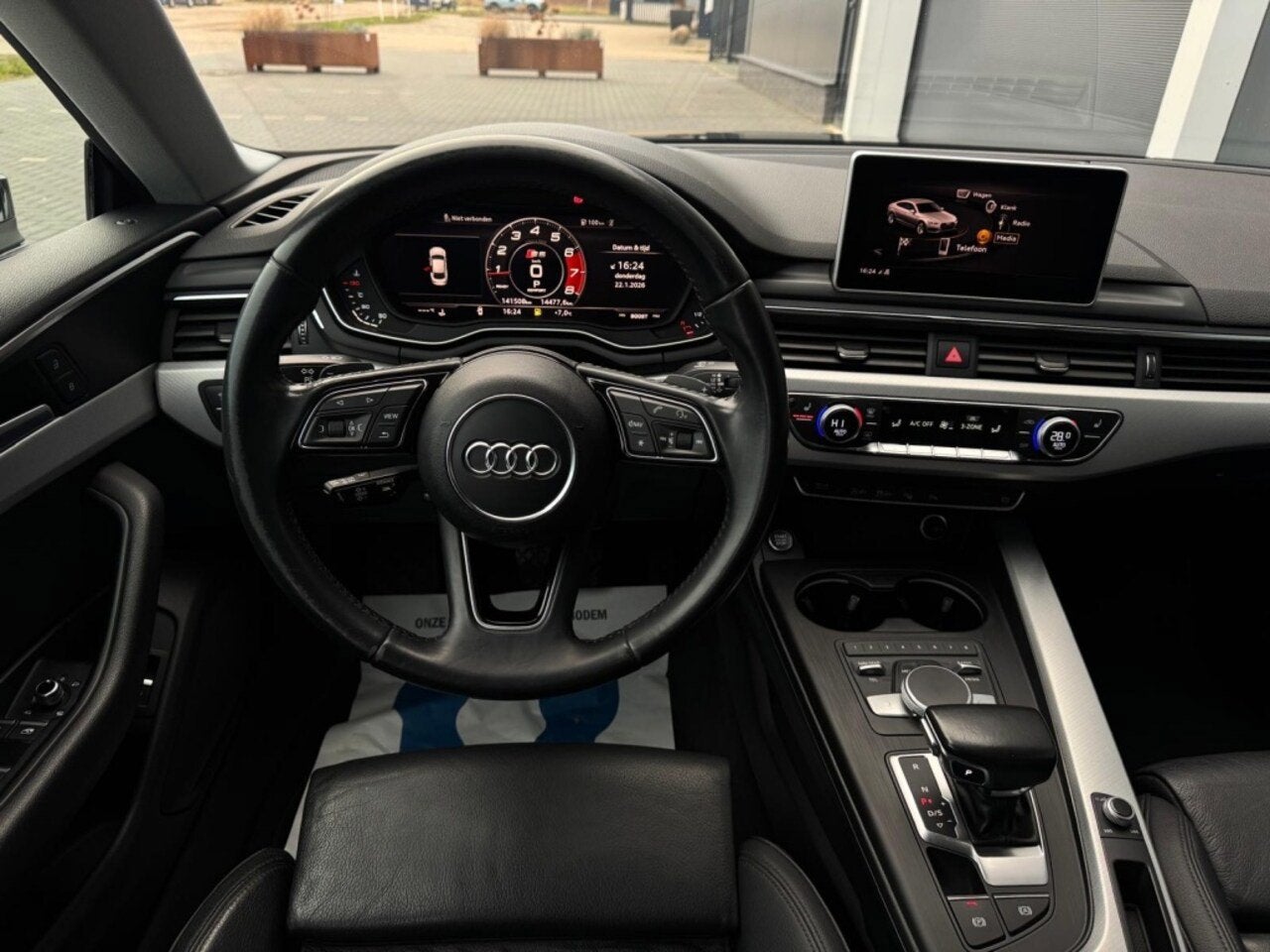 Audi A5 Sportback 2.0 TFSI | Matrix verlichting | Volleder |, Auto's, Audi, Gebruikt, Zwart, Bedrijf, Autotrust