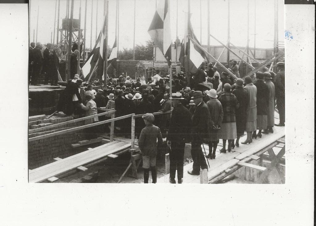 Westland Onbekend slaan 1e paal Foto, Ophalen of Verzenden, 1920 tot 1940, Ongelopen, Zuid-Holland