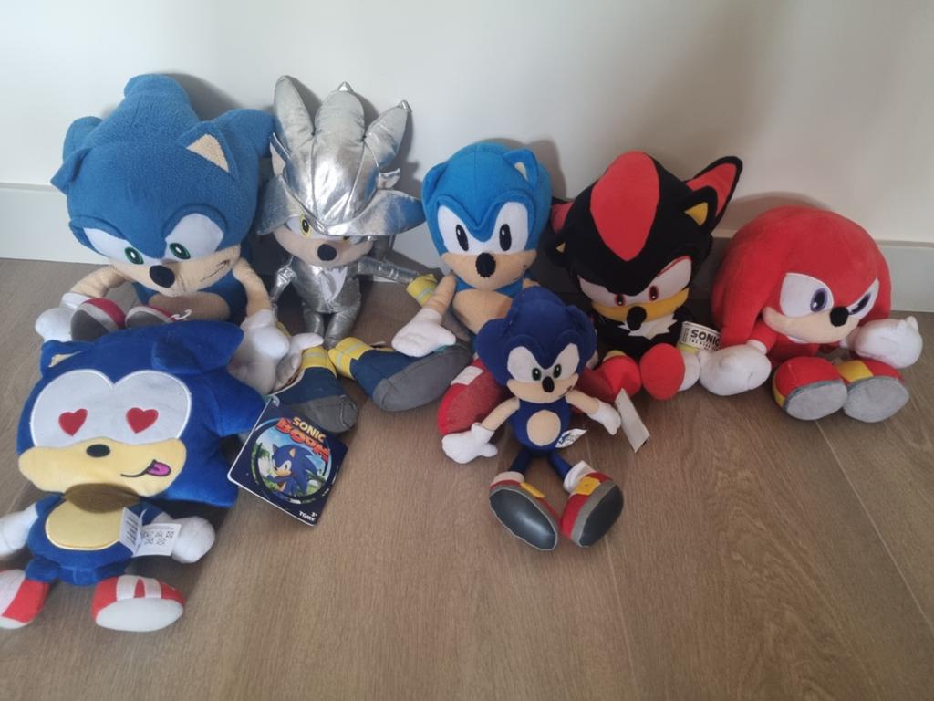 Collectie Sonic the Hedgehog knuffels, nieuw met label, Overige karakters, Overige typen, Ophalen of Verzenden, Nintendo