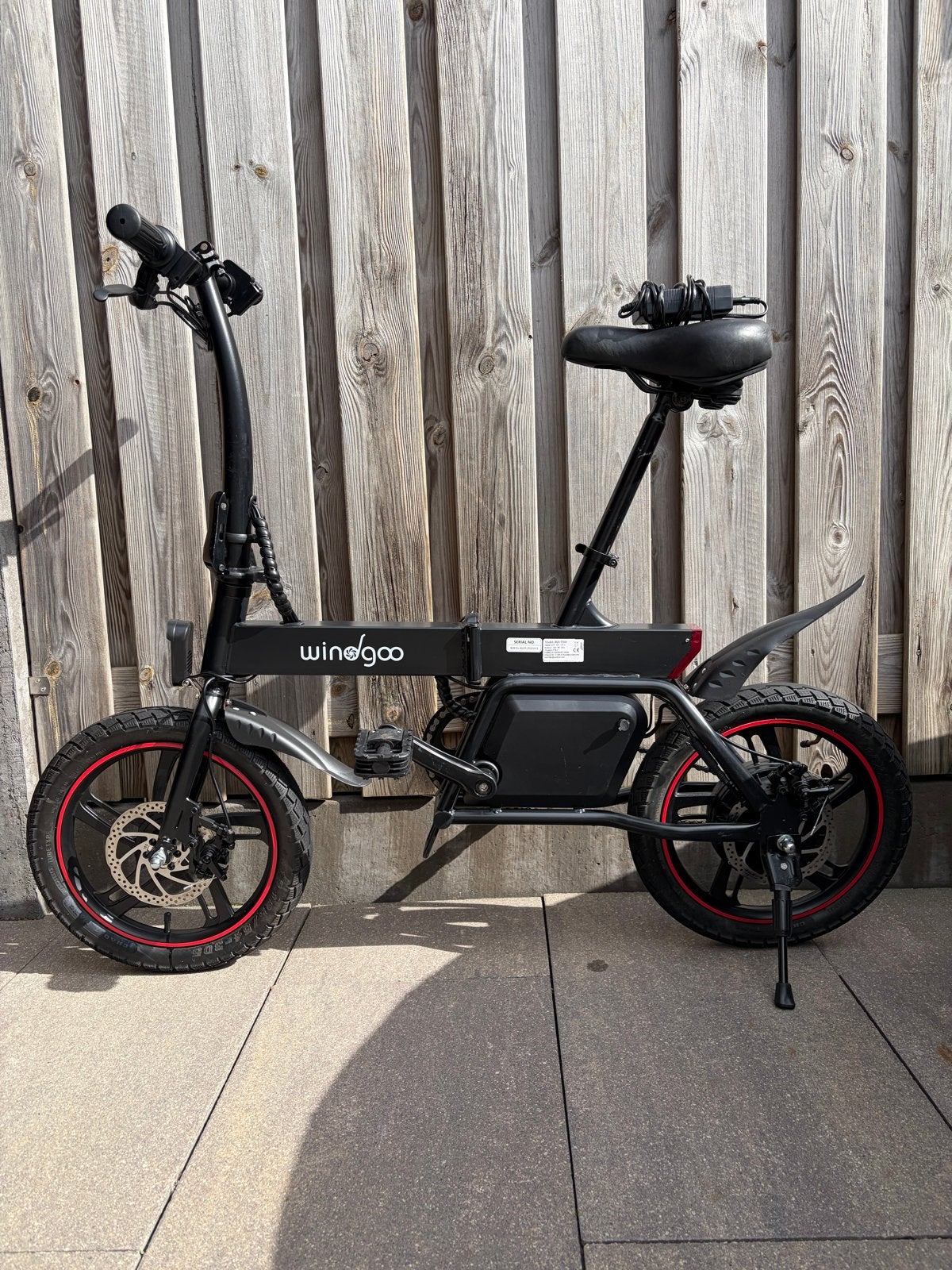 Windgoo B20 Pro 10A opvouwbare elektrische fiets, Zo goed als nieuw, Minder dan 47 cm, 30 tot 50 km per accu, Ophalen