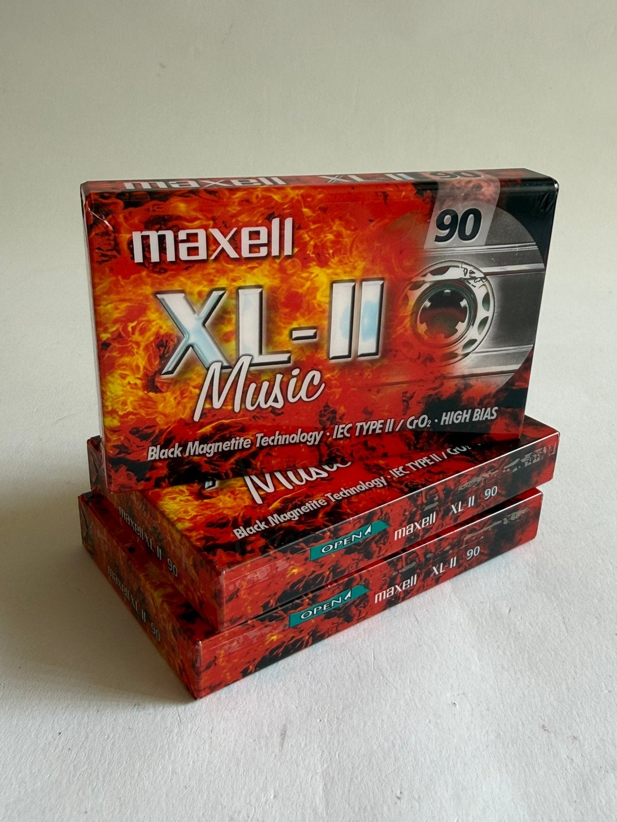 3 x Maxell XL-II 90, 2 t/m 25 bandjes, Overige genres, Ophalen of Verzenden, Zo goed als nieuw
