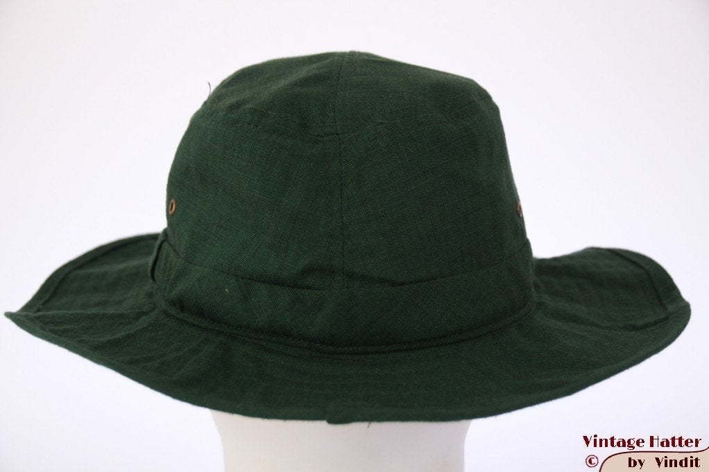 Cricket outdoor safari hoed groen linnen 59 en 60 nieuw, Ophalen of Verzenden, Nieuw, 60 cm (XL, 7½ inch) of meer, Hoed