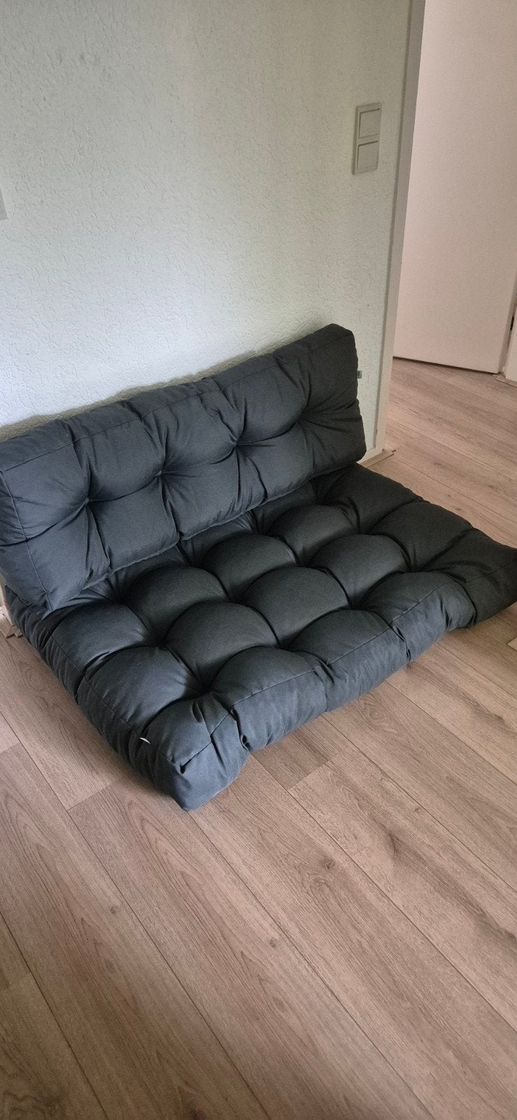 2 setjes Donkergrijze palletkussens - Zo goed als nieuw, Overige merken, Palletkussen, Nieuw, Ophalen of Verzenden