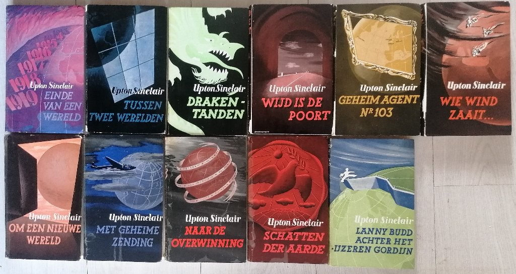 Upton Sinclair - Lanny Budd serie (11 boeken), Boeken, Gelezen, Upton Sinclair, Ophalen of Verzenden, Nederland