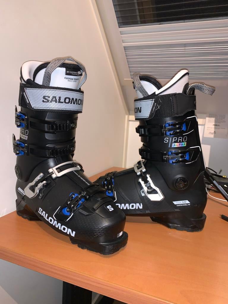 Salomon S/PRO Alpha 120 GW skischoenen maat 27-27.5, 160 tot 180 cm, Gebruikt, Schoenen, Skiën