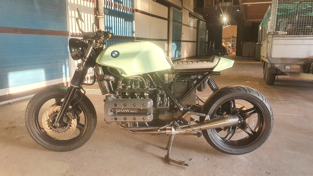 Cafe Racer / Scrambler - BMW K1100 - 1993 - ~65.000 km, Cardan-aandrijving, 4 cilinders, Motorrijbewijs A, Gebruikt