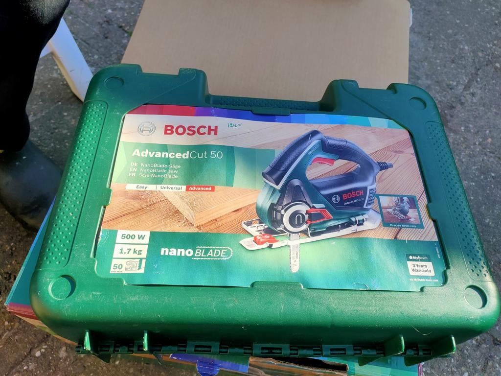 Bosch advanced 50 universele zaag, Doe-het-zelf en Verbouw, Gereedschap | Schuurmachines, Ophalen of Verzenden, Nieuw, Minder dan 600 watt