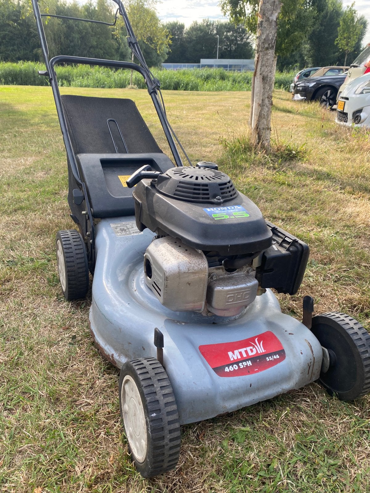 Honda GCV160 5.5 pk grasmaaier - MTD 460 SPH, Ophalen, Gebruikt, 50 cm of meer, Benzine-grasmaaier