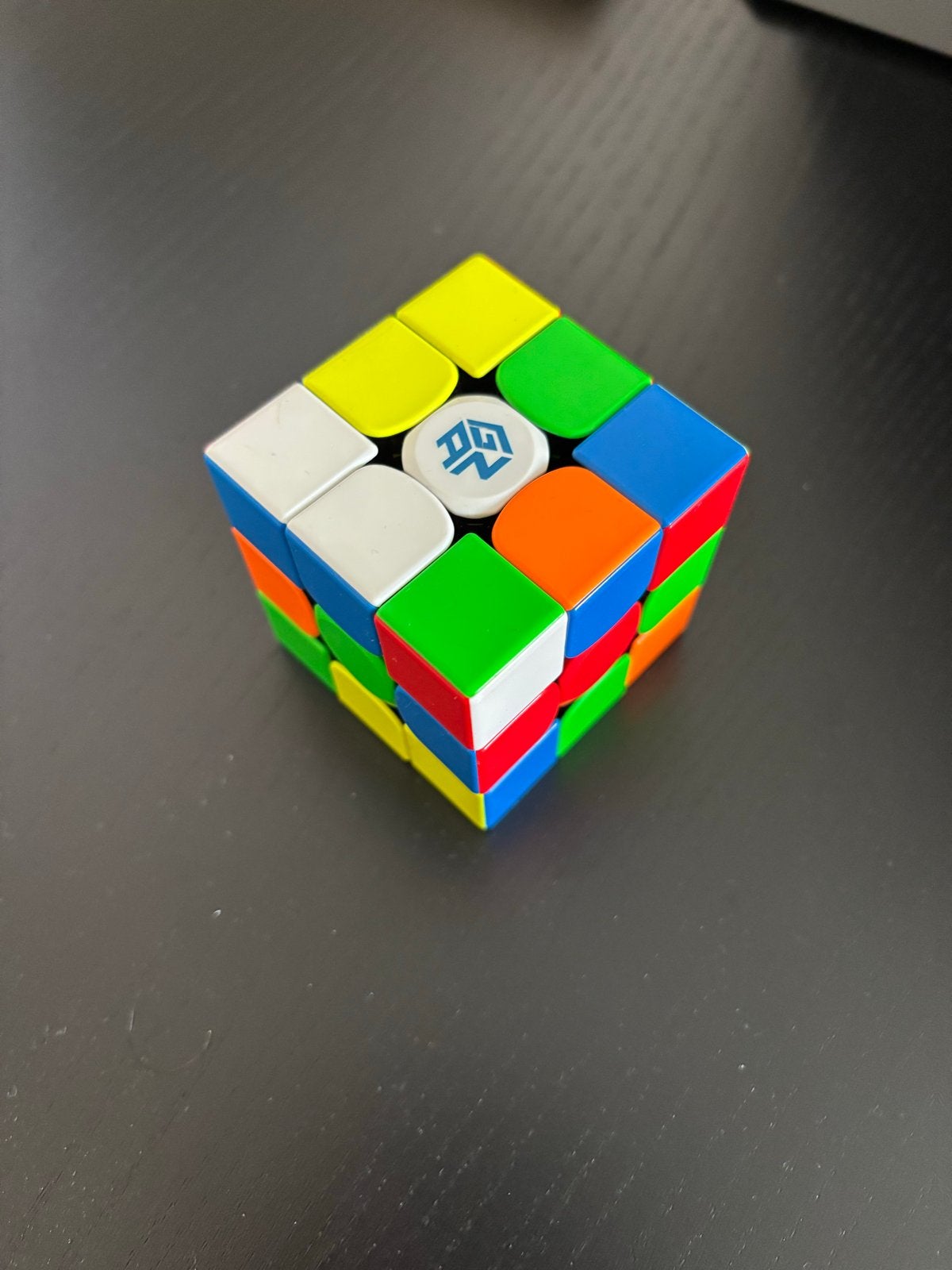 GAN Rubik's Cube - Snelle en soepele 3x3 puzzel, Ophalen of Verzenden, Zo goed als nieuw, Rubik's of 3D-puzzel