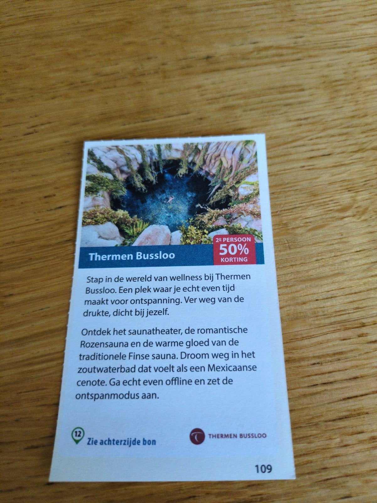 Kortingsbon voor Thermen Bussloo, 50% korting, Drie personen of meer, Kortingsbon, Spa of Sauna