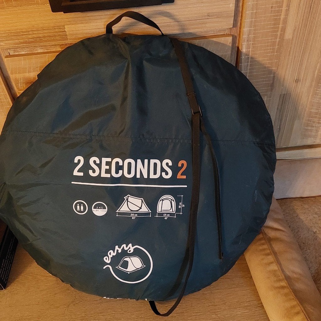 Quechua 2 Seconds 2-persoons pop-up tent, Ophalen, Zo goed als nieuw, Tot en met 2