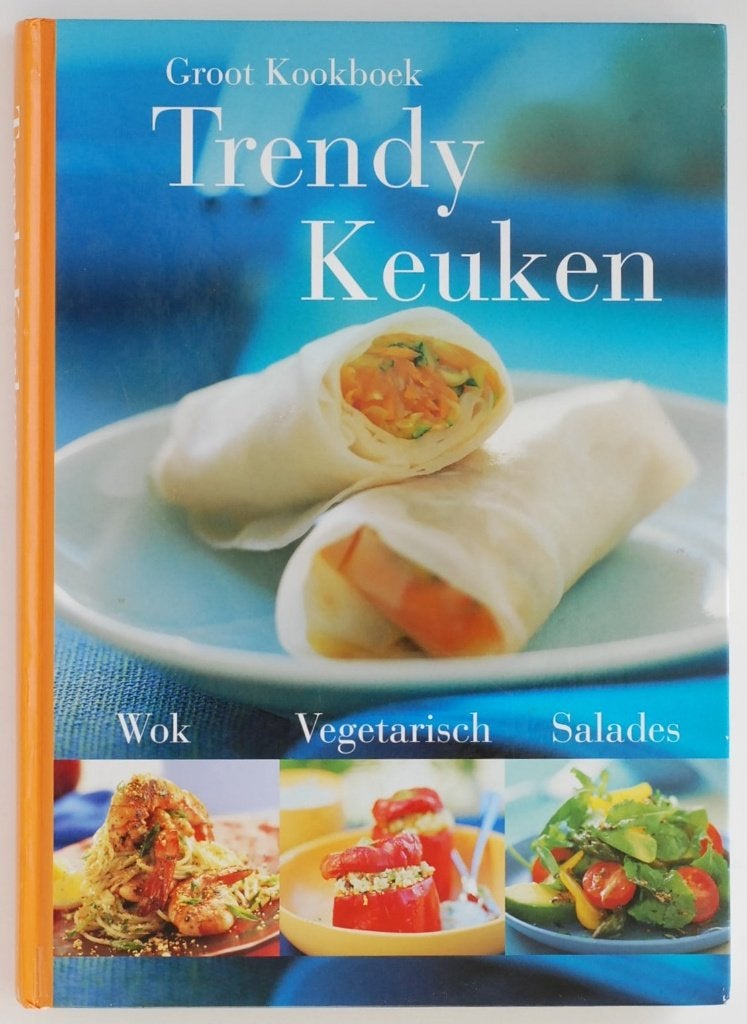 Kookboek Trendy Keuken - Wok, Vegetarisch, Salades 1995, Boeken, Azië en Oosters, Gezond koken, Ophalen of Verzenden, Zo goed als nieuw
