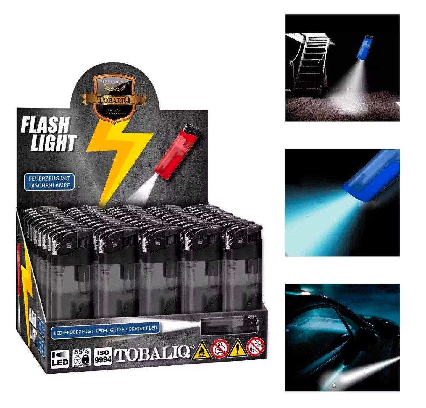 Partij elektronische Led aanstekers 50 stuks €15,-, ., Nieuw, Ophalen of Verzenden, .