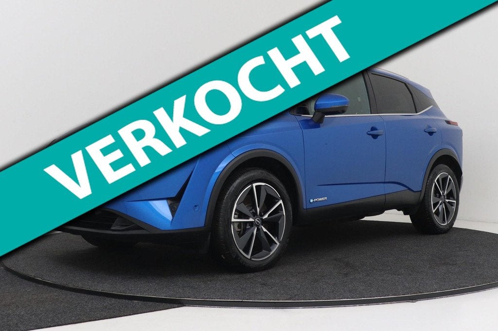 Nissan Qashqai 1.5 e-Power Tekna | Trekhaak | Panoramadak |, Auto's, Nissan, 1497 cc, Gebruikt, 190 pk, Blauw