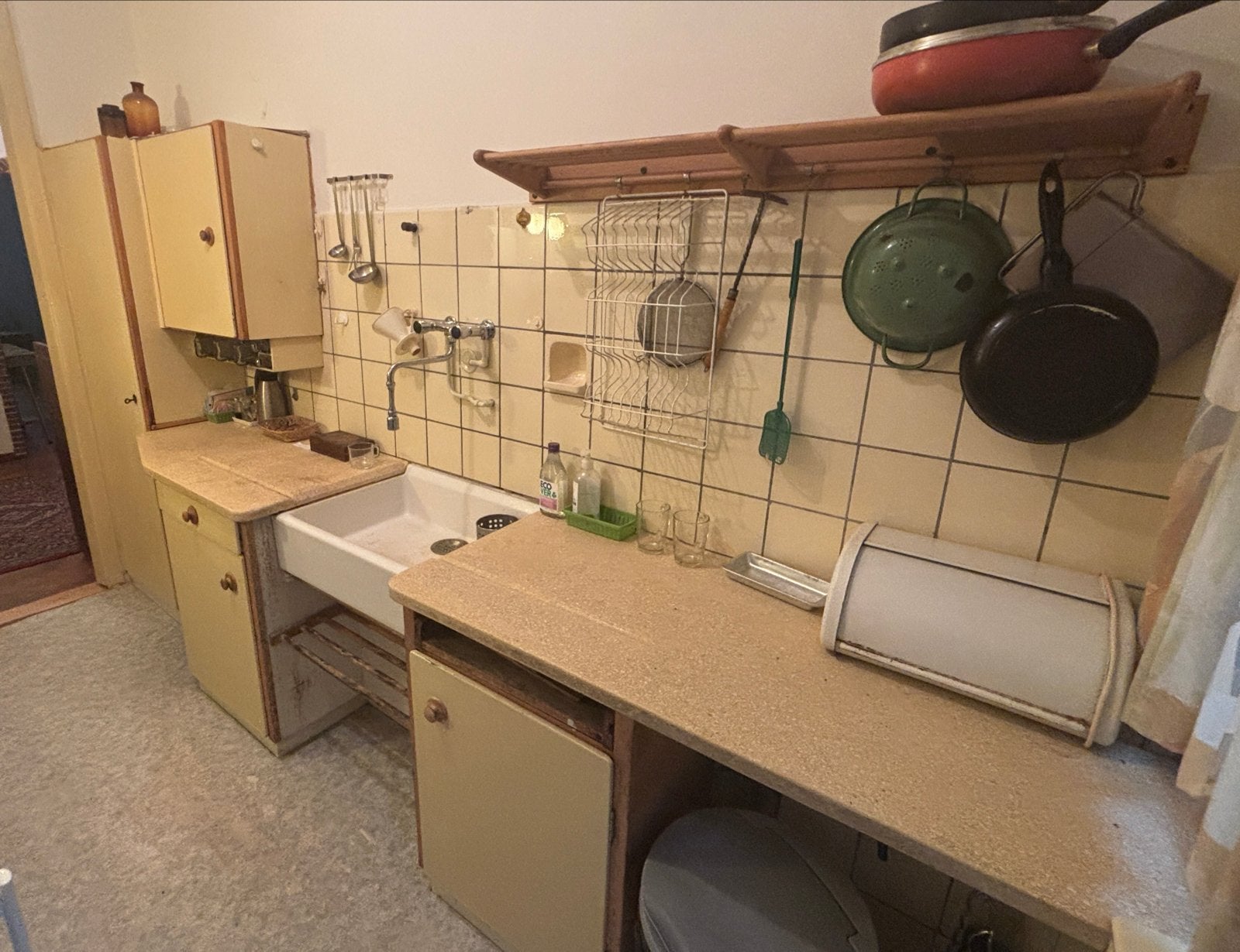 Originele Piet Zwart Bruynzeel keuken jaren '50, Huis en Inrichting, Keuken | Complete keukens, Ophalen, Gebruikt, Overige materialen