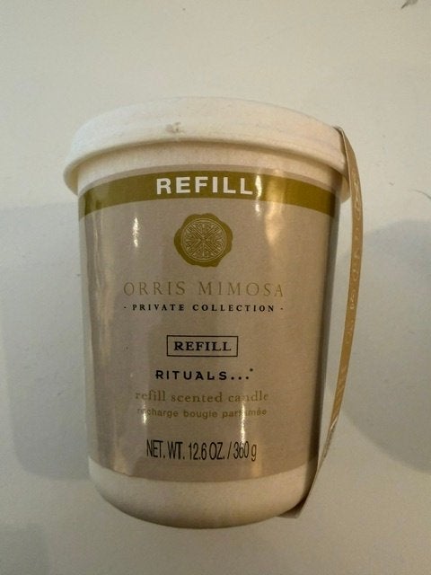 Nieuw Rituals Orris Mimosa refill geurkaars kaars 360g, Ophalen of Verzenden, Kaars, Rituals