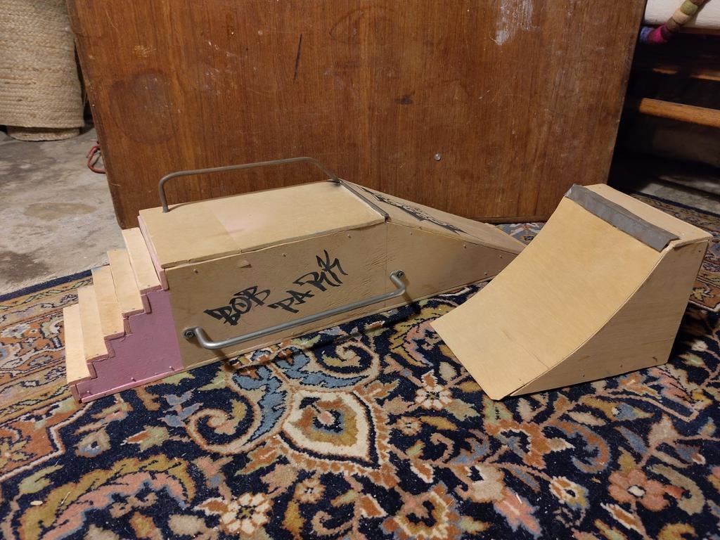 Fingerboard ramps en obstakels set, Ophalen of Verzenden, Gebruikt