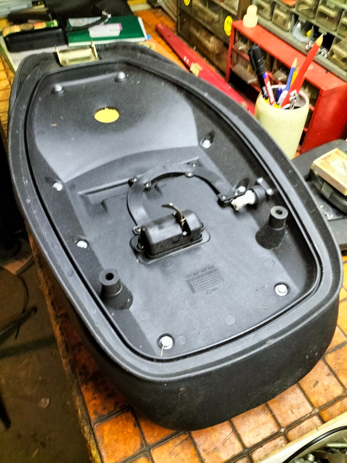 Buddyseat van een La Souris scooter., Ophalen, Gebruikt, Zadel, Overige merken