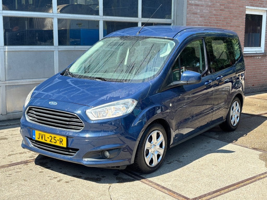 Ford Tourneo Courier 1.0 ,AIRCO,CRUISE,149892KM, Auto's, Ford, Voorwielaandrijving, Gebruikt, Zwart, Blauw