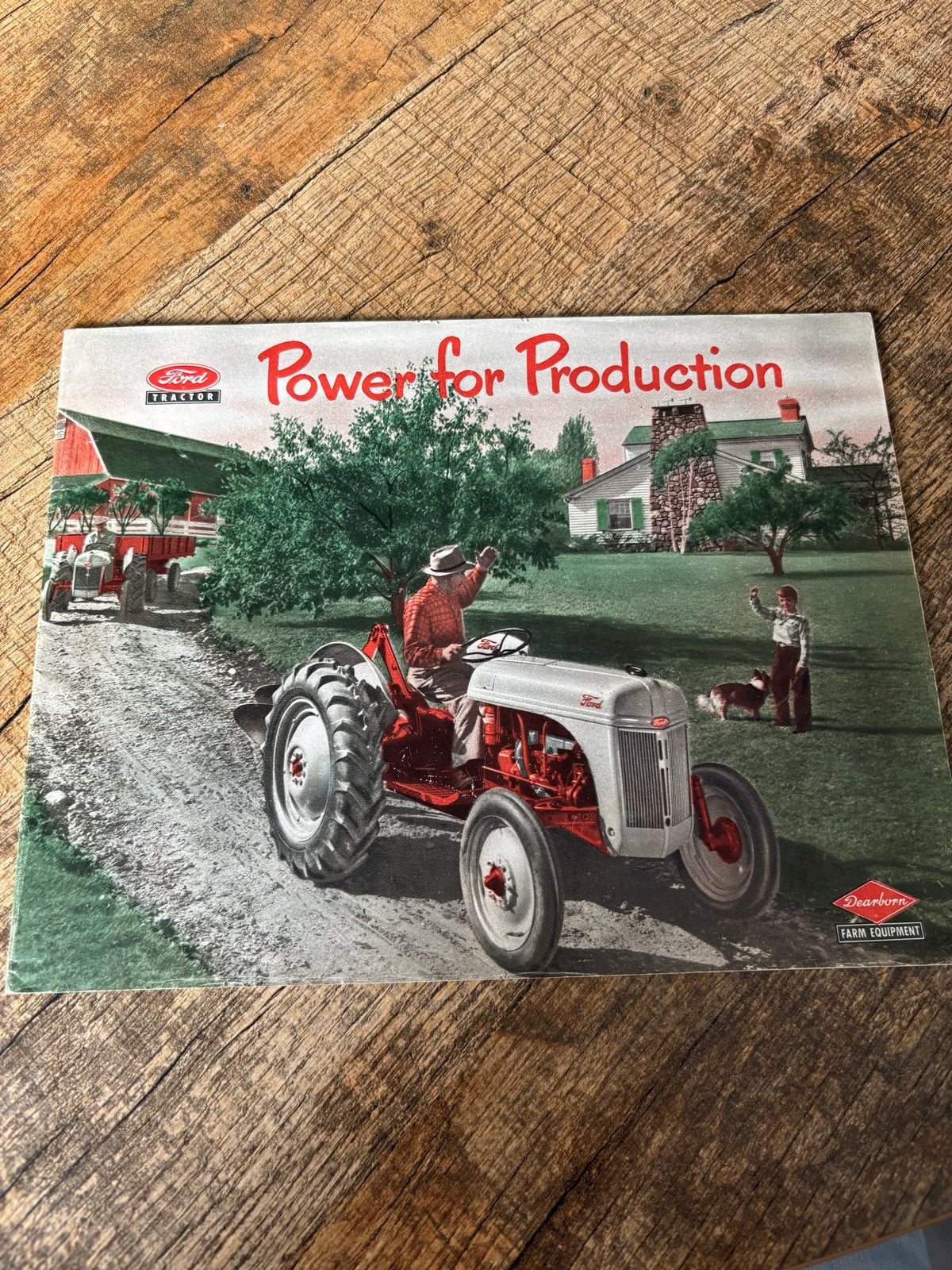 Ford 8N 'Power for Production' brochure, Ophalen of Verzenden, Gelezen, Ford