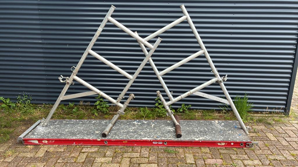 Uitwijkconsole + fiber altrex, Ophalen of Verzenden, Zo goed als nieuw, Rolsteiger of Kamersteiger, 5 meter of hoger