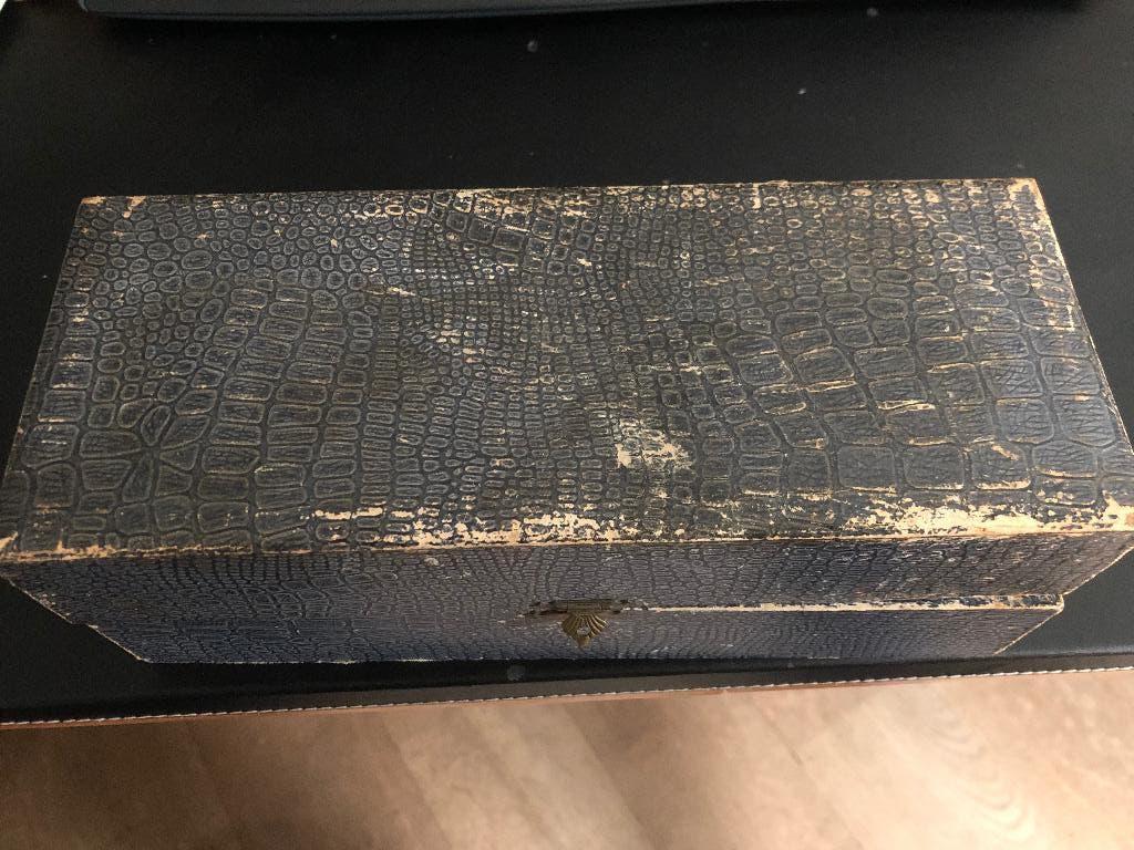 Mooie kristallen antieke Onderzetters, Huis en Inrichting, Woonaccessoires | Onderzetters, Ophalen of Verzenden, Gebruikt, Glas of Kopje